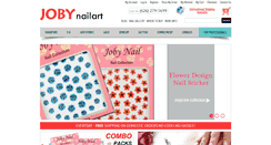 Desktop Screenshot of jobynailart.com