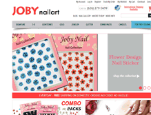 Tablet Screenshot of jobynailart.com